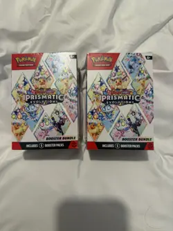 Pokemon TCG Prismatic Evolutions Booster Bundle X2 - New and Sealed - Image 1