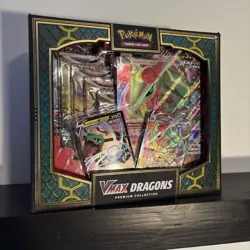 Pokemon TCG: Vmax Dragons Premium Collection Box New Factory Sealed - Image 1