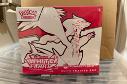 White Flare Pokemon Center Elite Trainer Box ETB | SEALED with slight tear - Image 1