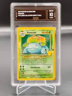 🍀Pokemon GMA 10 Venusaur 15/102 Celebrations 25 ENGLISH bgs psa graad Pokemon🍀 - Image 1