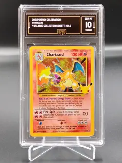 🍀Pokemon GMA 10 Charizard 4/102 Celebrations 25 ENGLISH bgs psa graad Pokemon🍀 - Image 1