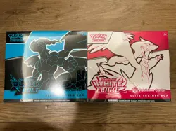 Pokemon TCG Black Bolt & White Flare Pokemon Center ETB Elite Trainer Box NEW - Image 1