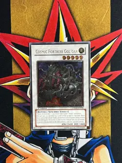 CRMS-EN044 Cosmic Fortress Gol'Gar Ultimate Rare 1st Edition VLP EURO Yugioh - Image 1