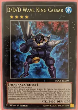 YuGiOh D/D/D Wave King Caesar Rare DOCS-EN090 - Image 1