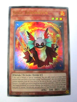 Yugioh! Soul Resonator Sdck-En001 Ultra Rare 1st Ed Near Mint!! - Image 1