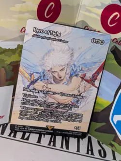 Hero of Light (Showcase) R 0001 Regular Card Final Fantasy MTG - Image 1