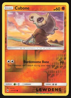 Cubone - 57/131 - Reverse Holo Common - Forbidden Light - Pokemon Card - Image 1