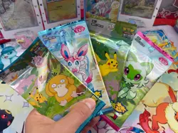Pokemon Booster Pack Bundle (4 Packs) + Mystery Card | Chinese | UK Seller - Image 2