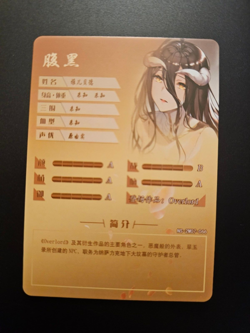 Albedo overlord nazarick R NS-2M07-066 Goddess Story Anime Doujin Card - Image 2