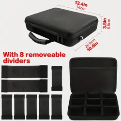 Trading Card Carry Case | Hard Shell & Zip Closure, Holds 2500+ Pokemon | MTG - Image 3