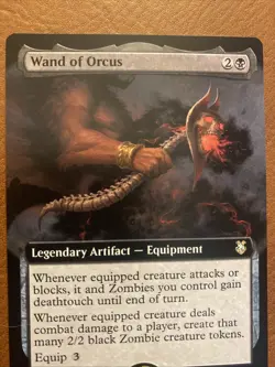 Wand of Orcus (Extended Art) Commander: Adventures in the Forgotten Realms Regular for sale online - Image 2