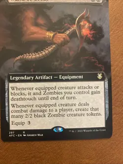 Wand of Orcus (Extended Art) Commander: Adventures in the Forgotten Realms Regular for sale online - Image 3