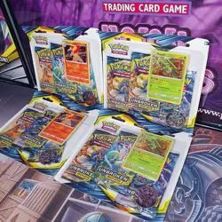 Pokemon Sun and Moon Unbroken Bonds Booster 3 Pack Blister Sealed Lot of 4 - Image 2