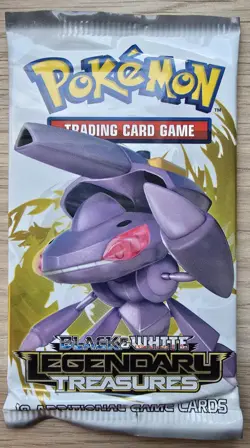 Black & White Legendary Treasures Sealed Pokemon Booster Pack - Genesect - Image 3
