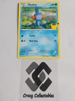 Pokemon Card Mudkip 19/25 Non Holo Mcdonalds 25th Anniversary Nr Mint - Image 1