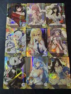 Goddess Story 9 x Bikini Waifu Anime Collectible Doujin SSR Cards Classic Holo - Image 1