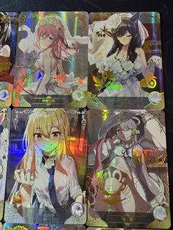 Goddess Story 9 x Bikini Waifu Anime Collectible Doujin SSR Cards Classic Holo - Image 3