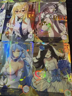 Goddess Story 9 x Bikini Waifu Anime Collectible Doujin SSR Cards Classic Holo - Image 4
