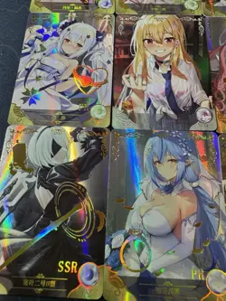 Goddess Story 9 x Bikini Waifu Anime Collectible Doujin SSR Cards Classic Holo - Image 5