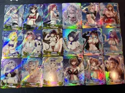 Goddess Story Waifu Bikini 18 x Character Doujin Cards Maiden Girl Party SSR UR - Image 1