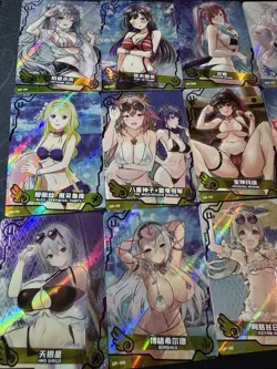 Goddess Story Waifu Bikini 18 x Character Doujin Cards Maiden Girl Party SSR UR - Image 2