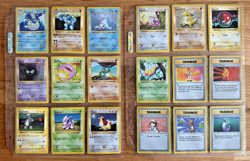 Base Set Shadowless Common & Uncommon + Lass 75/102 Rare - 18x Pokemon Card Lot - Image 1