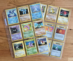 Base Set Shadowless Common & Uncommon + Lass 75/102 Rare - 18x Pokemon Card Lot - Image 2