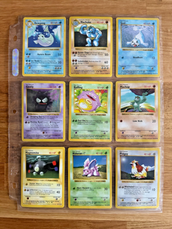 Base Set Shadowless Common & Uncommon + Lass 75/102 Rare - 18x Pokemon Card Lot - Image 3