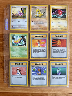 Base Set Shadowless Common & Uncommon + Lass 75/102 Rare - 18x Pokemon Card Lot - Image 5