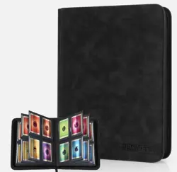 Top Loader Card Binder - Holds 112 Top Loaders Storage, 4 Pockets with Sleeves - Image 1