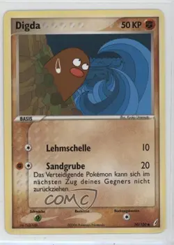 Diglett German Pokemon EX Crystal Guardians #50 2006 - Image 1