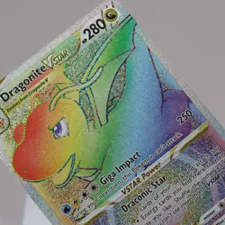 Pokemon TCG - Dragonite VSTAR 081/078 Pokemon GO Secret Rare - NM Indent - Image 1