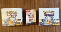 Pokemon TCG-2x Surging Sparks booster boxes-lot of 2 + 151 BB *factory sealed* - Image 1