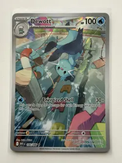 Pokemon TCG Dewott 106/086 Illustration Rare - S&V White Flare Set - NM / M - Image 3