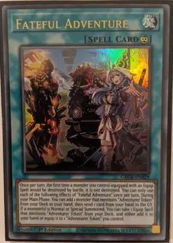 YuGiOh Fateful Adventure Ultra Rare 1st Edition GRCR-EN029 - Image 1