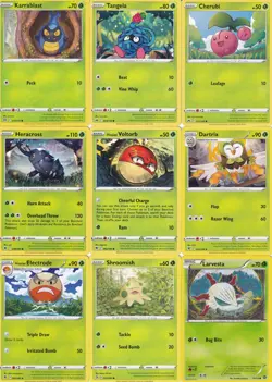 POKEMON TCG 26 CARD GRASS TYPE LOT. - Image 3