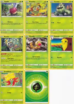 POKEMON TCG 26 CARD GRASS TYPE LOT. - Image 5