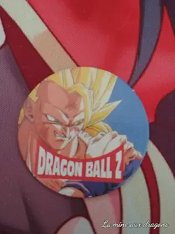 Pog DRAGON BALL Z DBZ caps tazo menko cards carte Goku SS3 0007 battle Power - Image 1