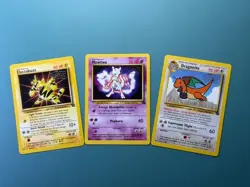 Electabuzz, Mewtwo and Dragonite WB Gold Stamp Black Star Promo Pokemon Card - Image 1