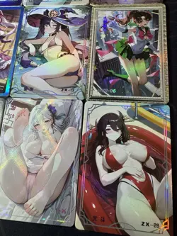 Waifu Bikini 9 x Goddess Doujin Cards Genshin Impact Under The Nightgown #2 - Image 4