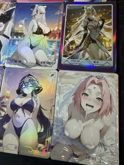 Waifu Bikini 9 x Goddess Doujin Cards Genshin Impact Under The Nightgown #1 - Image 4