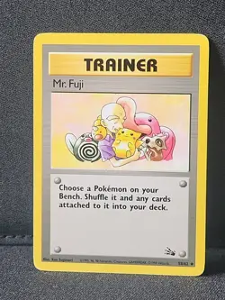 Mr. Fuji 58/62 Fossil - LP Condition - Vintage Trainer Pokemon TCG Card - WOTC - Image 1