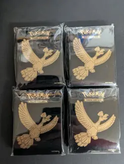 Pokemon TCG Shining Legends Ho-oh Card Sleeves 65ct x4 sealed - Image 1