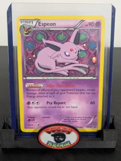 Pokemon Card 2013 ESPEON BW92 Rare Holo Black Star Promo Black & White NM - Image 1