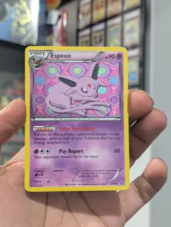 Pokemon Card 2013 ESPEON BW92 Rare Holo Black Star Promo Black & White NM - Image 2