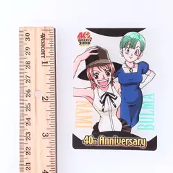 Nami Bulma Dragon Ball × One Piece 40th Wafer Card JA40-03-003 From Japan F/S - Image 2