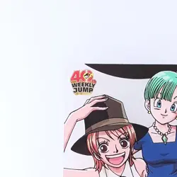 Nami Bulma Dragon Ball × One Piece 40th Wafer Card JA40-03-003 From Japan F/S - Image 3