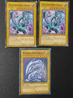 Blue-eyes White Dragon - Yugioh TCG Misprint Fake Novelty Bundle SKE/SKD art - Image 1