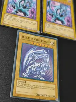 Blue-eyes White Dragon - Yugioh TCG Misprint Fake Novelty Bundle SKE/SKD art - Image 2
