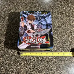 Yu-gi-oh! 2016 Mega Tin Kaiba and Obelisk Edition VGC EMPTY Great Storage Tin - Image 1